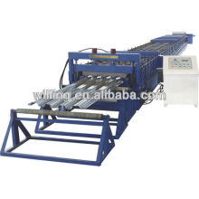 Metal deck forming machine